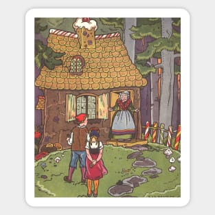 Vintage Fairy Tales, Hansel and Gretel Sticker